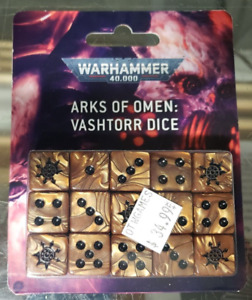 Warhammer 40k - Games Workshop - Arks of Omen: Vashtorr Dice - 16mm