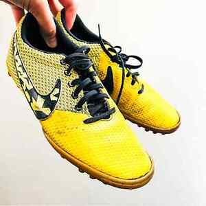 Nike Men's JR Elastico Pro III Yellow Soccer Cleats Shoes Size 7