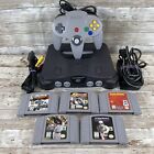New ListingNintendo 64 N64 Bundle Lot Console With Controller And 5 Games TESTED