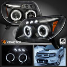 Black Fits 2003-2005 Toyota 4Runner Sport LED Halo Projector Headlights Lamps (For: 2005 Toyota 4Runner)