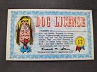 1964 Topps Nutty Awards Card # 13 Dog License (EX)