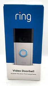 Ring Video Doorbell - 1080p HD Video, Privacy Controls, Satin Nickel