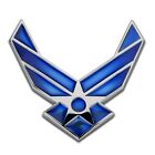 U.S. Air Force USAF Logo 100% 3D Metal Car Auto Motor Badge Emblem Sticker New