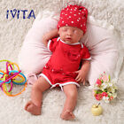 IVITA 18'' Floppy Silicone Reborn Baby Doll Sleeping Girl Can Take Pacifier