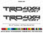 TRD 4x4 SPORT Decal Set for 95-24 Toyota Tacoma Tundra Truck Hilux 4wd Stickers