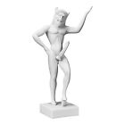 Satyr Faunus Faun Phallus Nude Male Greek Handmade Statue Sculpture 12.6 in