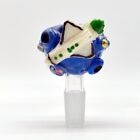 1 Piece Large Space Theme Glass Bowl Head Piece For Glass Bong Pipe 14MM