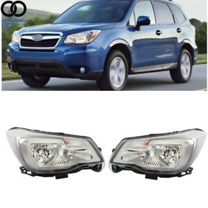 Left&Right Side Headlight Headlamp Assembly For Subaru Forester 2017-2018 (For: More than one vehicle)