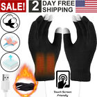 Electric USB Heated Gloves Winter Warming Thermal Ski-Snow Hand Warm Windproof
