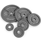 2.5-45 Lbs 2 inch Barbell Olympic Cast Iron Weight Plates, Workout, Fitness, Gym
