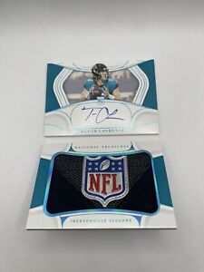 2021 National Treasures  RC Trevor Lawrence RPA  BOOKLET NFL SHIELD 1/1 Auto