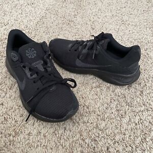 New! Nike Flex Experience Run 11 Training Shoes Triple Black DD9284-002 Men Sz 8