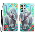 Flip Elephant Wallet Phone Case For iPhone Samsung Xiaomi Redmi POCO Vivo OPPO
