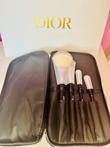 DIOR Backstage VIP Gift Makeup Brush Set in Exclusive Travel Vanity Case NIB