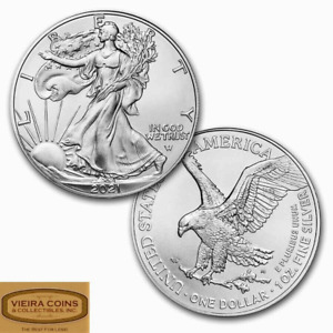 2021 TYPE 2  American Silver Eagle 1 oz .999 Silver, Brilliant Uncirculated -#21