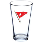 WHITE STAR LINE RMS TITANIC PINT GLASS!!! ICED DRAUGHT MUNICH LAGER BEER! CHEERS