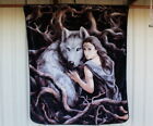 ANNE STOKES WOLF LADY SOUL BOND GOTHIC FANTASY QUEEN SIZE BLANKET BEDSPREAD