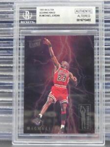 New Listing1993-94 Fleer Ultra Michael Jordan Scoring Kings #5 BGS Authentic Altered