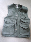 filson hunting vest green waxed canvas vest vintage
