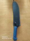 Condor Machete Knife 12 Inch Stainless Steel Blade Blue Propylene Handle