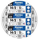 Southwire 15-ft 14/2 Romex SIMpull Solid Indoor CU NM-B W/G (By-the-roll)
