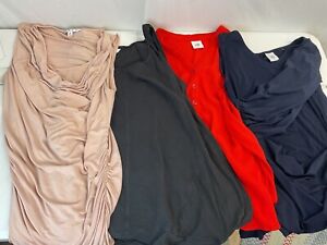 Cabi Lot of  4 Tank top, Sleeveless blouses Summer spring Red/Grey Slimming