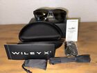 Wiley X WX Ovation AC6OVN01 Safety Sunglasses Matte Black Frame Tinted Lense NEW