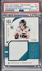 2021 National Treasures Trevor Lawrence Tremendous RC Relic Patch /99 PSA 8 Card