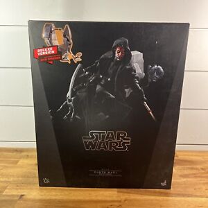 HOT TOYS DX17 1/6 SCALE DARTH MAUL DELUXE FIGURE COMPLETE IN BOX Ships Fast!