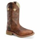 Double-H Men's Brown Wide Square Toe ICE™ Roper DH5134