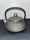 Tetsubin Japanese Tea Kettle Pot Cast Iron Hobnail Design Small Vintage