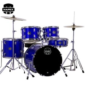 Mapex COMET 5-Piece Complete Drum Kit With Fast Toms Indigo Blue CM5844FTCIB