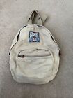 Vintage Fossil Canvas/leather Backpack