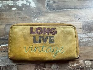 Fossil Long Live Vintage Leather Wallet