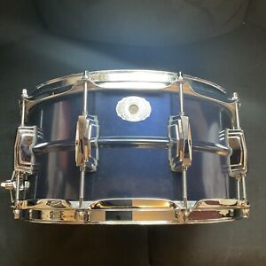 Ludwig 14x6.5 Diamond Blue Brass Snare Drum