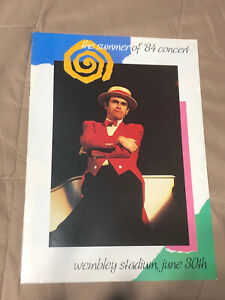 Elton John Wembley Stadium Summer of '84 6/30/1984 Program & Ticket Stub RARE