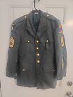 Vintage Vietnam War to 1980s era US Army Dress Uniform Jacket & Ironsides Patch