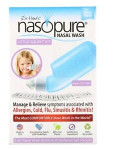 Nasopure, Nasal Wash System, Little Squirt Kit, 1 Kit New Sealed, Safe US Seller