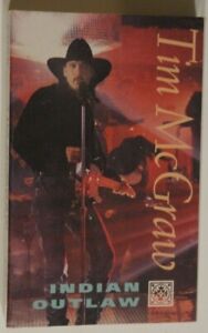 Tim McGraw Cassette Tape Indian Outlaw Country Music CAS1
