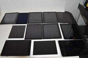 LOT OF 12 Apple iPad Lot. As Is