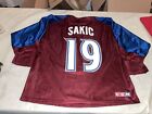 Nwt Joe Sakic Ccm Colorado Avalanche Jersey Mens Xl Red All Screen Printed Clean