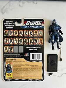 Gi Joe 25th Resolute Cobra Commander Loose