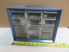 Vintage 15 Drawer Metal Akro-Mills Small Parts Storage Organizer Cabinet Bins