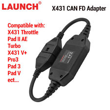 LAUNCH CAN FD Connector OBDII Cable Adapter for X431 V+/ X-431 PAD III/ PRO3/Pad
