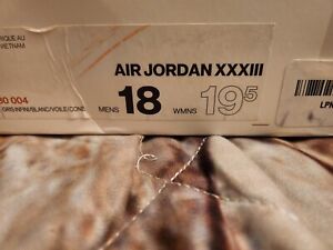 Size 18 - Air Jordan 33 Vast Grey