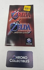 Nintendo Gamecube The Legend of Zelda Ocarina Master Quest AUTHENTIC MANUAL ONLY