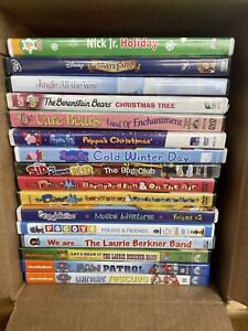 Lot of 16 Kid Friendly Dvds Paw Patrol Peppa Pig And More See Pic For Titles