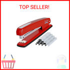 Mr. Pen- Stapler with Staples, Red Stapler, 1000 Staples, Staplers for Desk, Sta