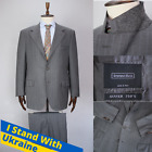 Lux STEFANO RICCI Grey Striped 150'S WOOL Full Canvas Suit 56IT 46US/UK 38X31