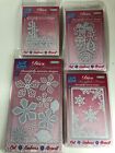 Lot of 4 Sweet Dixie Christmas Winter Metal Die Sets Holiday Card Making NEW